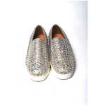 Christian Louboutin White Ab Clear Ab Roller Boat Woman Flat Sneaker 2