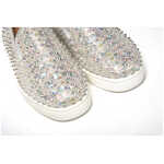 Christian Louboutin White Ab Clear Ab Roller Boat Woman Flat Sneaker 7