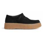 Clarks Black Suede Leather Platform 5