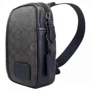 Coach Edge L Pack Backpack Sling Bag Black Walnut Cw347 2