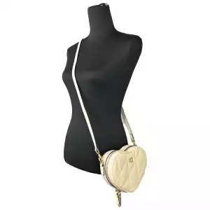 Coach Heart Small Quilted Leather Crossbody Bag Purse 2