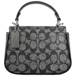 Coach Lysa Top Handle Bag Crossbody Gun Metal 2