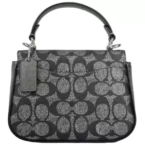 Coach Lysa Top Handle Bag Crossbody Gun Metal 2