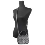 Coach Lysa Top Handle Bag Crossbody Gun Metal 3