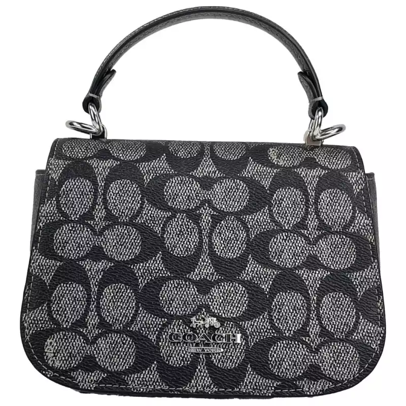 COACH Lysa Top Handle Bag Crossbody Gun Metal, theFeinheit