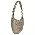 Coach Payton Signature Pvc Leather Shoulder Bag Champagne Gold 4