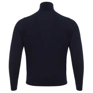 Colombo Blue Cashmere Turtleneck