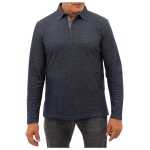 Corneliani Blue Wool Polo Shirt