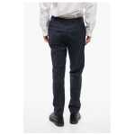 Corneliani Cc Collection 4 Pocketed Virgin Wool Pants With District Che 2