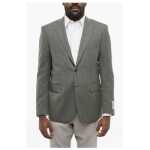 Corneliani Cc Collection Half Lined Refined Virgin Wool Blazer