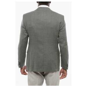Corneliani Cc Collection Half Lined Refined Virgin Wool Blazer 2