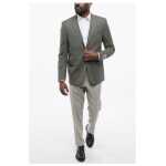 Corneliani Cc Collection Half Lined Refined Virgin Wool Blazer 4