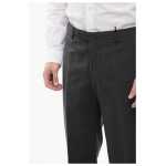 Corneliani Cc Collection Virgin Wool Pants With Check Pattern 3