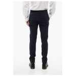 Corneliani Cc Collection Wool Pants With Satin Inserts 2