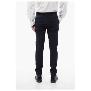 Corneliani Cc Collection Wool Pants With Satin Inserts 2