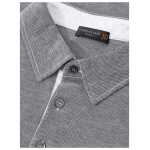 Corneliani Gray Cotton Polo Shirt 3