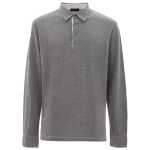 Corneliani Gray Cotton Polo Shirt 5