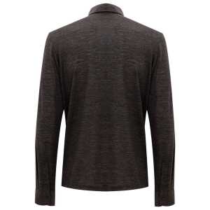 Corneliani Gray Wool Polo Shirt 2