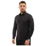 Corneliani Gray Wool Polo Shirt 4