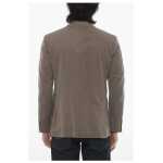 Corneliani Id Herringbone Motif Unlined 2 Button Blazer 2