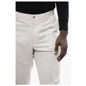 Corneliani Id Linen Blended Identity Chino Pants 2