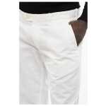 Corneliani Id Solid Color Cotton And Linen Chino Pants 2