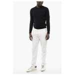 Corneliani Id Solid Color Cotton And Linen Chino Pants 3