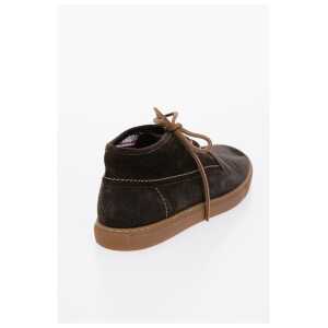 Corneliani Id Solid Color Suede Desert Boots 2