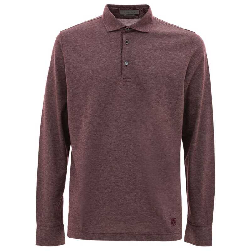 Corneliani Purple Cotton Polo Shirt, theFeinheit