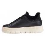 Crime London Black Leather Sneaker 2