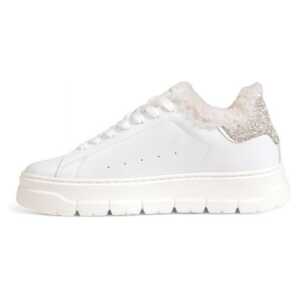 Crime London White Leather Sneaker