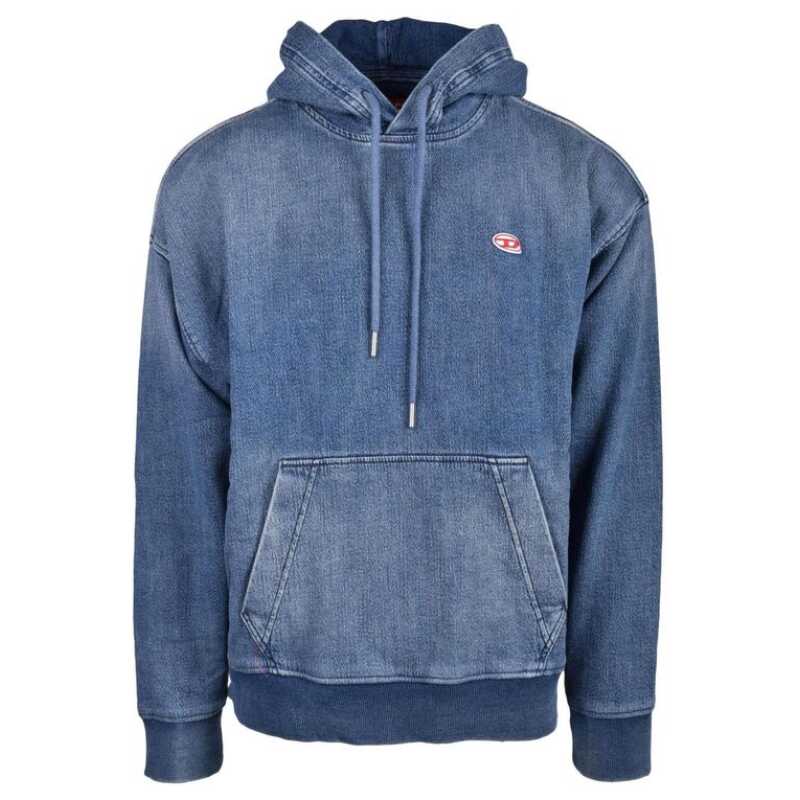 Diesel Blue Cotton Hoody, theFeinheit