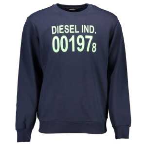 Diesel Blue Cotton Sweater