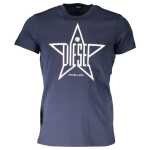 Diesel Blue Cotton T Shirt