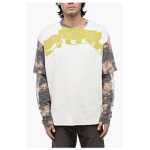 Diesel Double Layer T Wesher T Shirt With Tie Dye Effect
