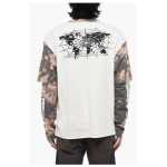 Diesel Double Layer T Wesher T Shirt With Tie Dye Effect 2