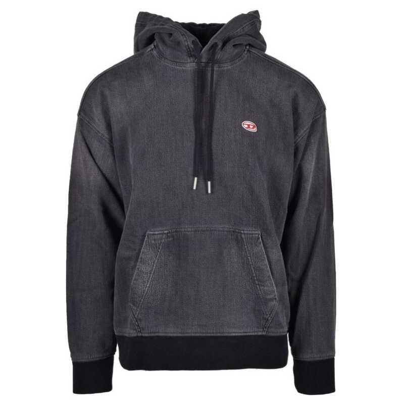 Diesel Gray Cotton Hoody, theFeinheit