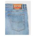 Diesel Light Blue Cotton Men Regular Fit Jean 3