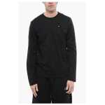 Diesel Long Sleeved T Diegor Ls Microdiv Crew Neck T Shirt