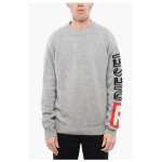Diesel Red Tag Wool K Saria Crew Neck Sweater With Embossed Logo