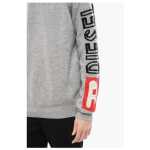 Diesel Red Tag Wool K Saria Crew Neck Sweater With Embossed Logo 3