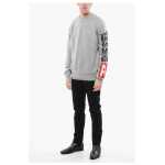 Diesel Red Tag Wool K Saria Crew Neck Sweater With Embossed Logo 4