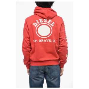 Diesel S Ginn Hood K21 Hoodie Sweatshirt With Logo Print 2