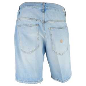 Don The Fuller Blue Cotton Men Bermuda Shorts