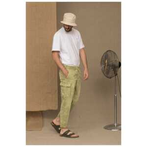 Don The Fuller Military Green Cotton Men Jeans