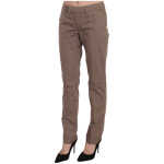 Dondup Chic Brown Straight Cut Trousers 2