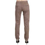 Dondup Chic Brown Straight Cut Trousers 3