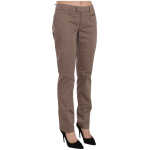 Dondup Chic Brown Straight Cut Trousers 4