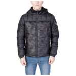 Ea7 Emporio Armani Black Polyester Jackets Coat 2