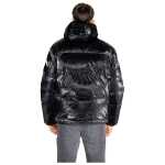 Ea7 Emporio Armani Black Polyester Jackets Coat 3